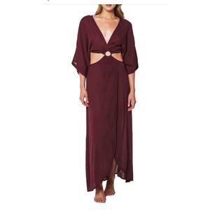 Sanctuary V-neck Cutout Maxi Dress Coverup